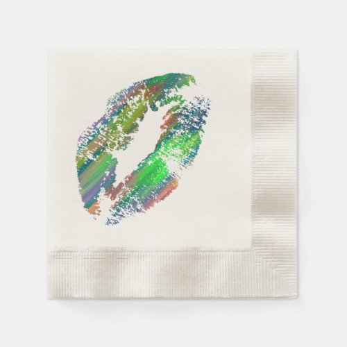 Stylish Lips 6 Napkins