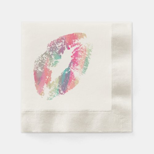 Stylish Lips 7 Napkins