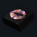 Stylish Lips #8 Keepsake Box<br><div class="desc">Stylish Lips. Design is available on other products.</div>