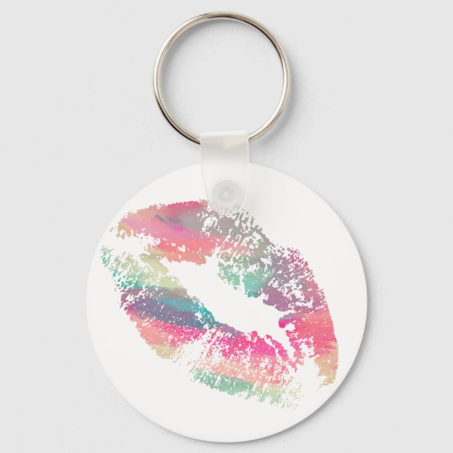 Stylish Lips #8 Keychain (Front)