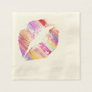 Stylish Lips #8 Napkins