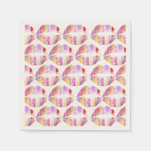 Stylish Lips 9 Napkins