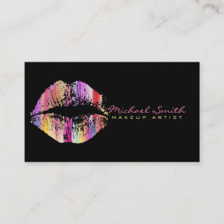 Stylish Lips Makeup Artist #23 Business Card