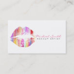 Stylish Lips Makeup Artist #24 Business Card