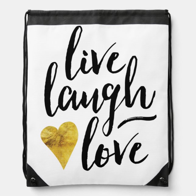 Stylish Live, Laugh, Love Bag (Front)