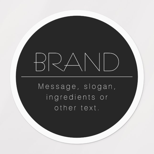 Stylish Looking Border Waterproof  Labels (Design 2)