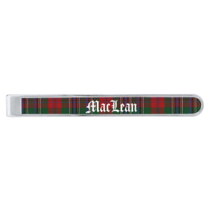 Stylish MacLean Plaid Custom Tie Bar