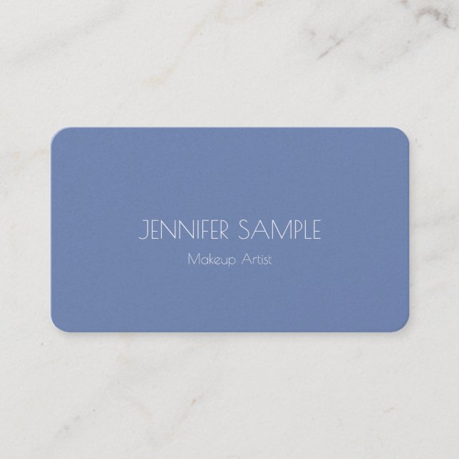 Stylish Makeup Artist Beauty Salon Modern Template Business Card (Front)