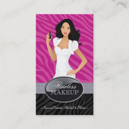 Stylish Makeup Artist Business Cards