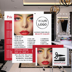 Stylish Makeup Design, Beautician, Beauty Salon Business Card