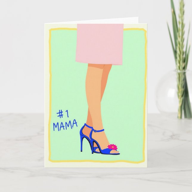 Stylish Mama Love Art Card (Front)