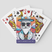 Stylish Man Poker Cards
