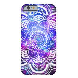 Stylish Mandala Galaxy Purple Blue iPhone 6 Case