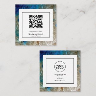 Stylish Marble Abstract Modern Grunge Turquoise