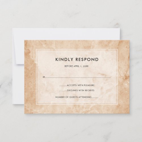 Stylish Marble Background  Any Event RSVP