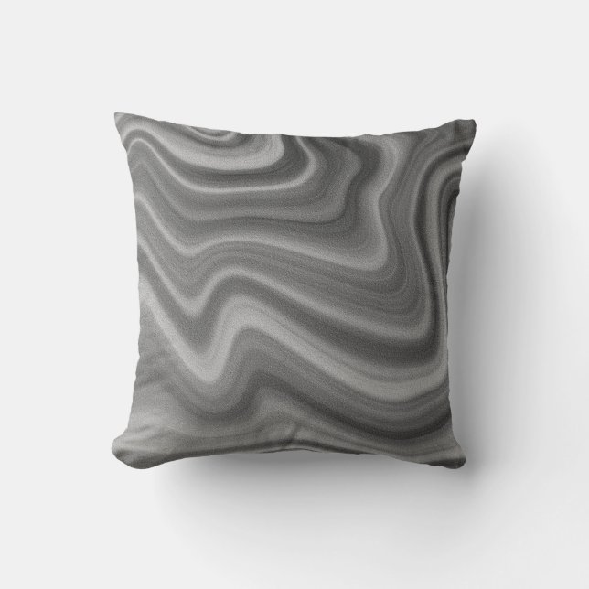 Stylish Marble Pattern  Throw Pillow (Front)