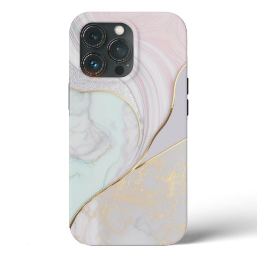 Stylish Marble Stripes Art Pattern  iPhone 13 Pro Case