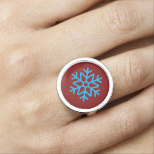 Stylish Maroon Summer Classic Sterling Silver Ring