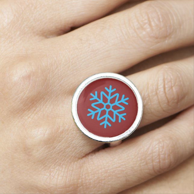 Stylish Maroon Summer Classic Sterling Silver Ring (In Situ)