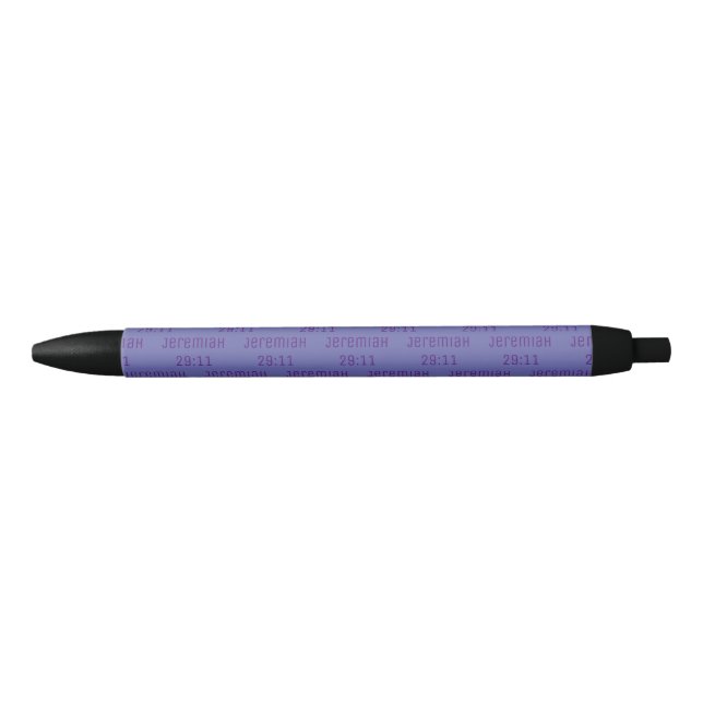 Stylish Mauve JEREMIAH 29 11 Pen (Front)