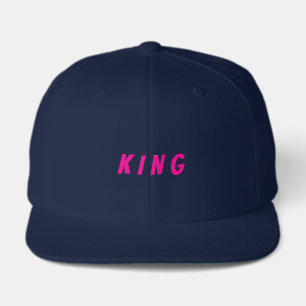 Stylish Men Snapback KING Text Strong Bold Looking Visor