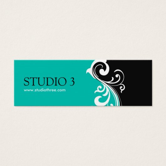 Stylish Mini Business Cards (Front)