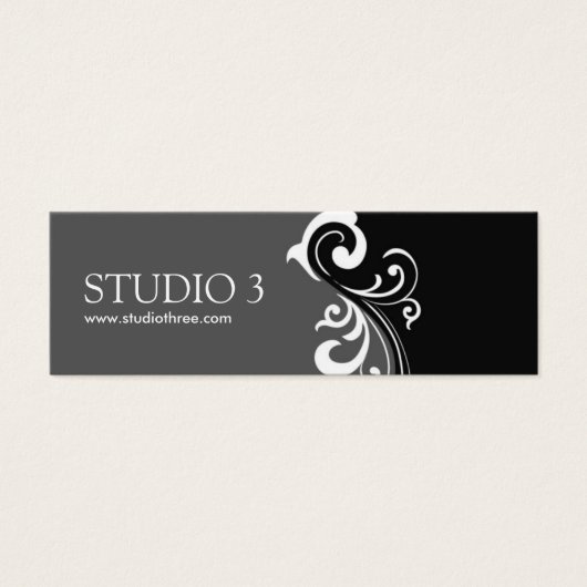 Stylish Mini Business Cards (Front)