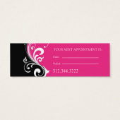 Stylish Mini Business Cards (Back)
