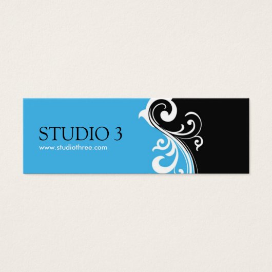 Stylish Mini Business Cards (Front)