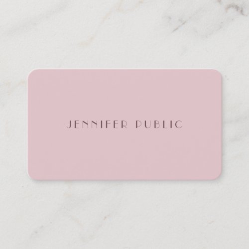 Stylish Minimal Design Template Professional Luxe Business Card