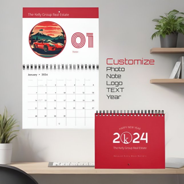 Stylish Minimalist Wall Calendar for Company (Creator Uploaded)