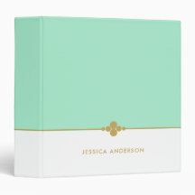 Stylish Mint White Gold Name