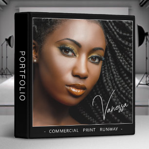 Stylish Model Actor Name Photo Portfolio Binder 