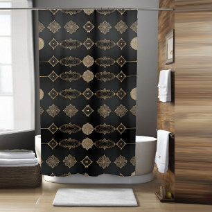Stylish Modern Boho Shower Curtain Style 2