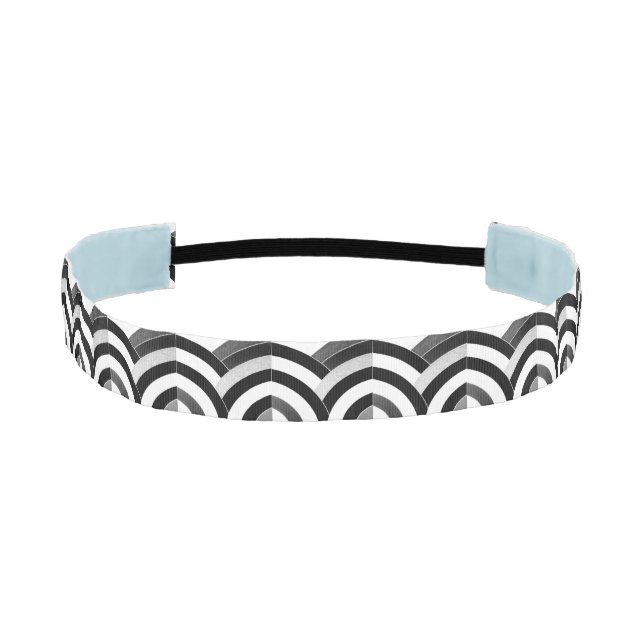 stylish modern chic chevrons athletic headband (Front)