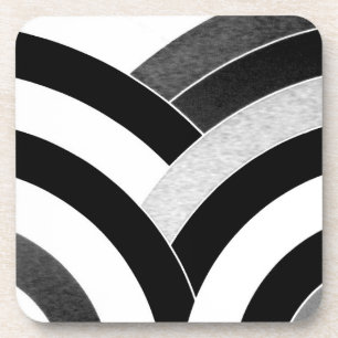 stylish modern chic chevrons beverage coaster