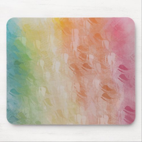 Stylish Modern Colorful Abstract Art Template Mouse Pad