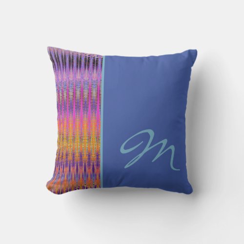 Stylish modern colorful pattern boho Throw Pillow
