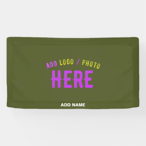 STYLISH MODERN CUSTOM ARMY GREEN VERIFIED BRANDED BANNER