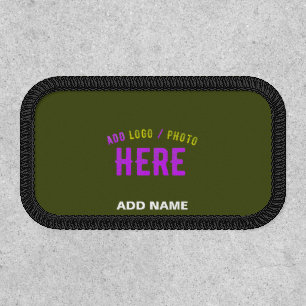 STYLISH MODERN CUSTOM ARMY GREEN VERIFIED BRANDED PATCH