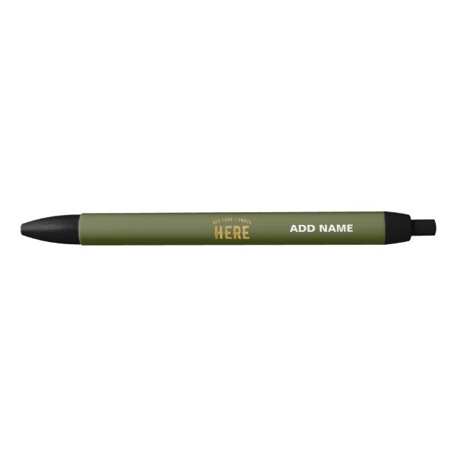 STYLISH MODERN CUSTOM ARMY GREEN VERIFIED BRANDED PEN (Front)