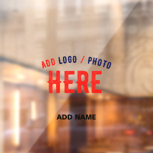 STYLISH MODERN CUSTOM AUTOMATIC OPAQUE BRANDED WINDOW CLING