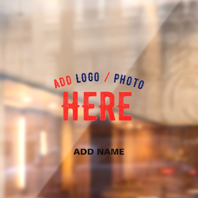 STYLISH MODERN CUSTOM AUTOMATIC OPAQUE BRANDED WINDOW CLING (Sheet 2)