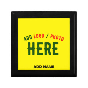 STYLISH MODERN CUSTOM BRIGHT YELLOW VERIFIED BRAND GIFT BOX