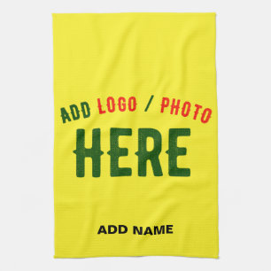 STYLISH MODERN CUSTOM BRIGHT YELLOW VERIFIED BRAND KITCHEN TOWEL