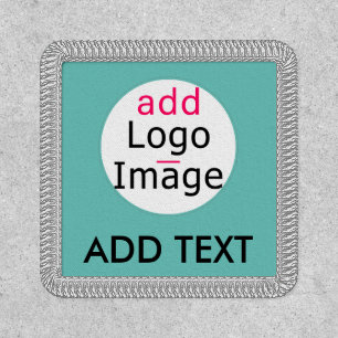 Stylish Modern Custom Business Chic Brand Mint  Patch