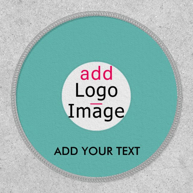 Stylish Modern Custom Business Chic Brand Mint Patch (Front)