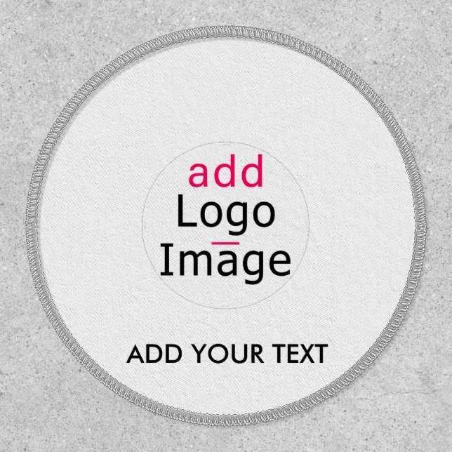 Stylish Modern Custom Business Chic Brand  Patch (Front)