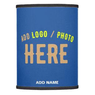 STYLISH MODERN CUSTOM COBALT BLUE VERIFIED BRAND LAMP SHADE