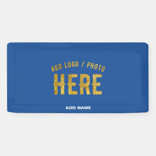 STYLISH MODERN CUSTOM COBALT BLUE VERIFIED BRANDED BANNER